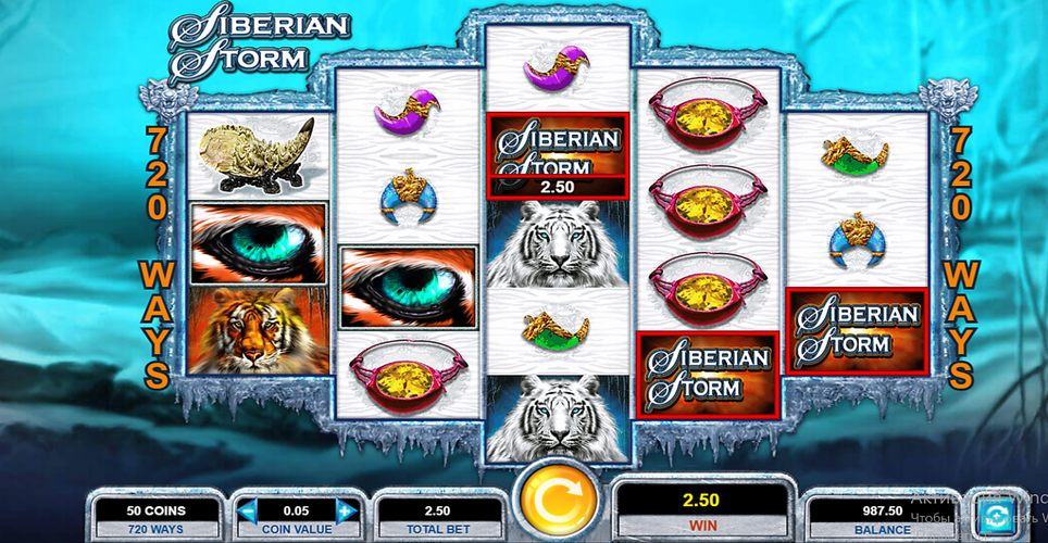 Siberian Storm Winning Combination